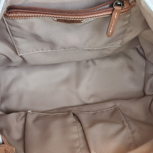 EUC The Sak Los Feliz Leather Large Tote Bag in White - Picture 6 of 8